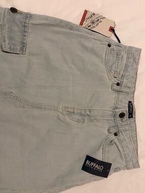 Buffalo David Bitton Women's High Rise Denim Maxi Skirt with Front Slit - New